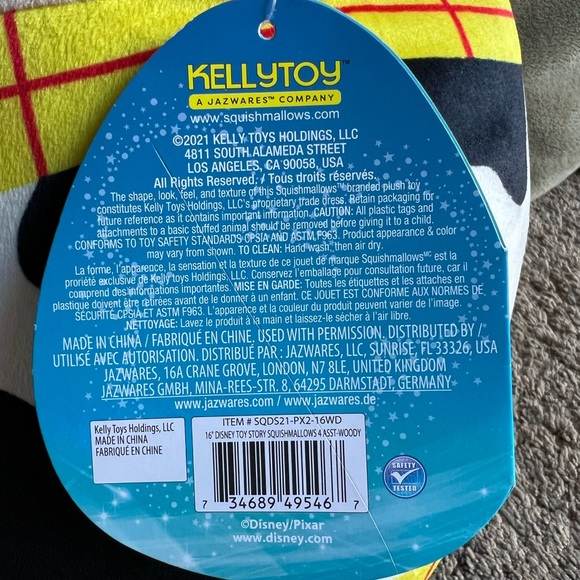 Disney Toy Story 12” Jessie & 16” Woody Squishmallow - Picture 7 of 9